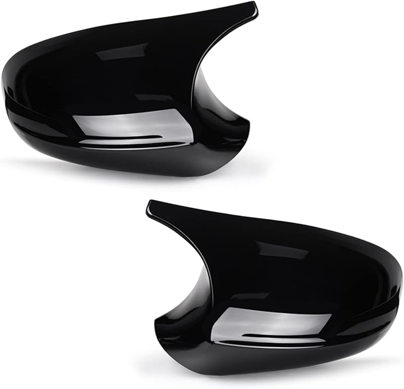 Asasytal Fényes Fekete Visszapillantó Tükör Borítás BMW E90 E91 E92 E93 E81 E82 E87 E88 LCI Modellekhez - ABS Autó Külső Tükör Burkolat, 1 P