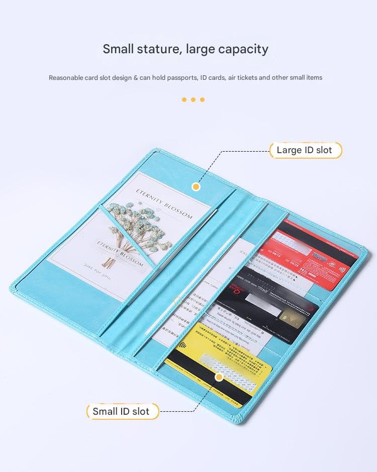 Civilizek Car Registration & Insurance Card Holder, Civilizek Card Holder, 9.84 * 5.3 in Fits Driver's License & Auto Paperwork, Key Contact Cards - Men&Women (A01)2