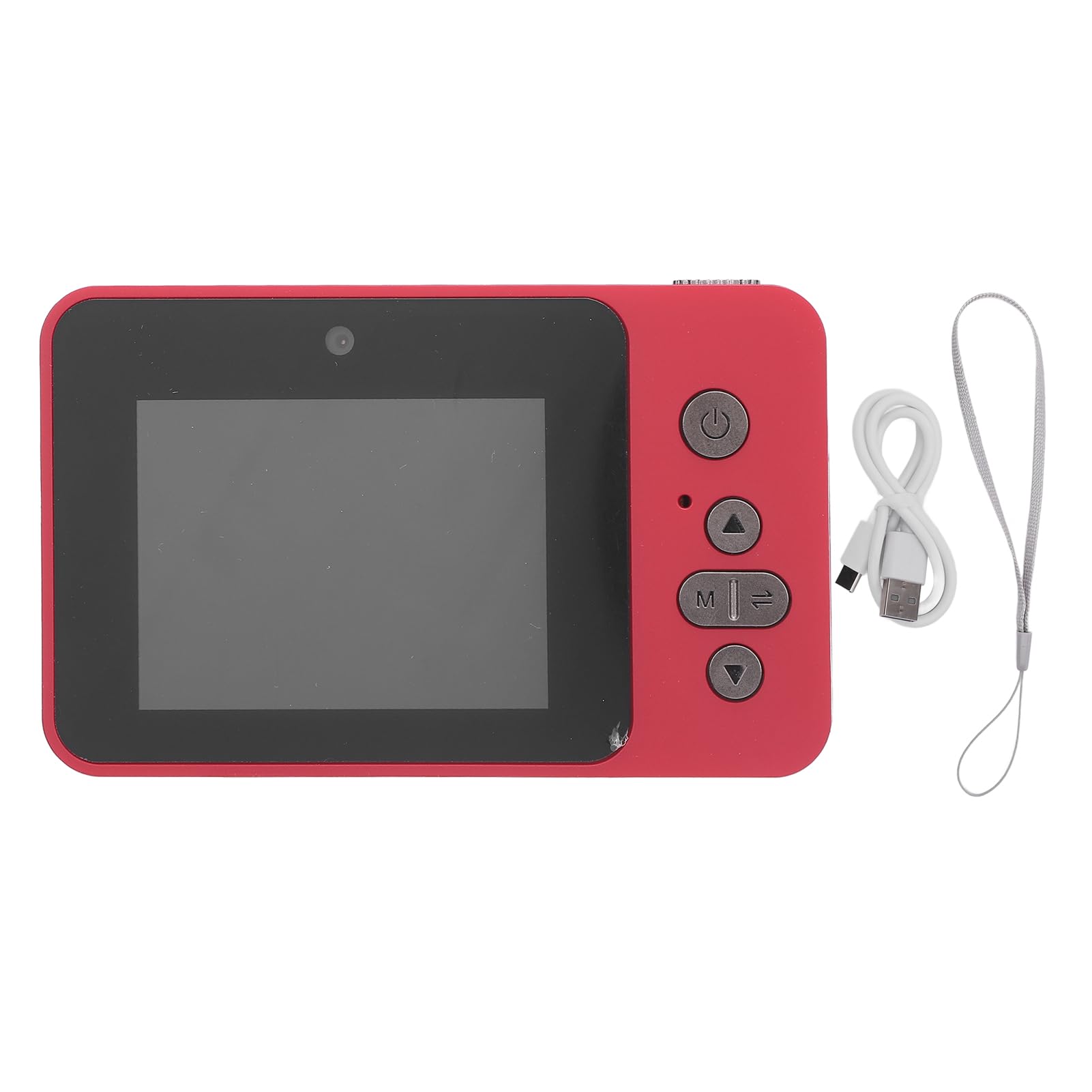 Digital Camera 48MP Dual Lens, 1080P Video, 2.4 Inch IPS Screen, Red - Electronic Image Stabilization, Selfie Mirror, Ideal for Women and Travel-image-10