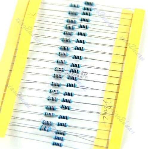 600 Pezzi 30 Tipi 1/4 W Resistenza 1% resistori a Film Metallico Kit Assortiti Ogni 20