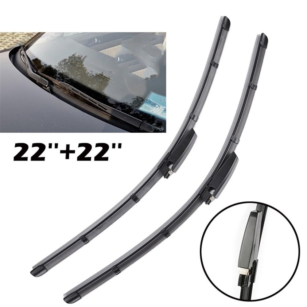 Jakość OEM Zestaw ostrzy wycieraczek przedniej szyby dla Audi A4 S4 RS4 B6 B7 2003 2004 2005 2004 2005 2006 2007 2008 2009 dla A6 C5 01-05 Idealnie pasuje do szyb