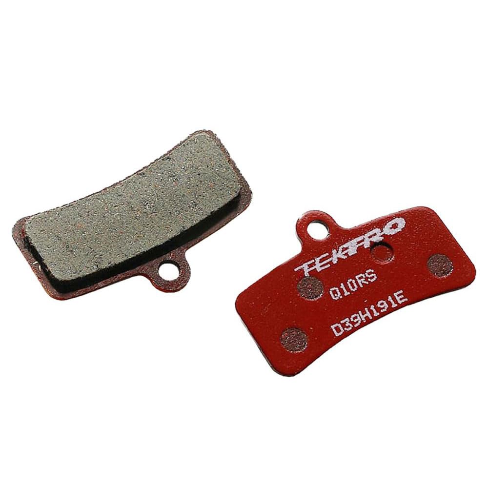 Q10RS Brake Pads - 4 Piston Resin - Pair - Red (BA4052)
