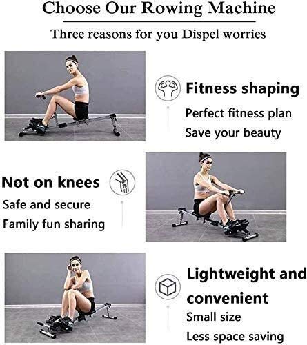Image of Fitness Equipment Rowing Machine,Multifunctional Silent Hydraulic Rowing Machine,Indoor Slimming Rowing Machine,Fitness Equipment,LCD Display