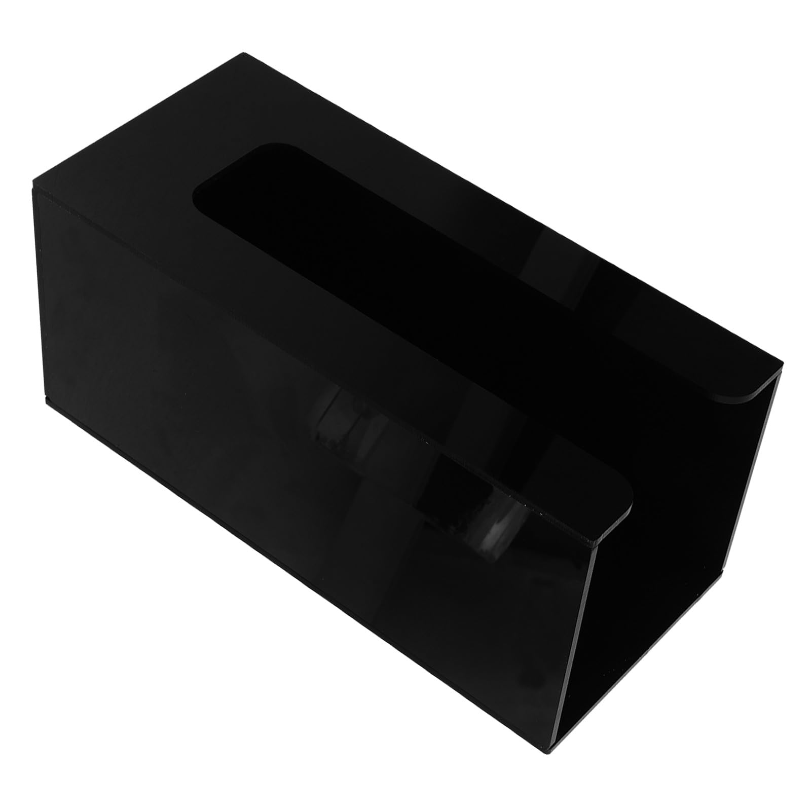 TOYANDONA Disposable Paper Cup Holder with Lid Organizer for Coffee Bar Black Countertop Cup Rack Single Compartment