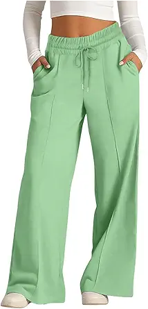 Wide Leg Sweatpants Women High Waisted Baggy Joggers Loose Fit Athletic Sweatpants Soft Lightweight Joggers 2025