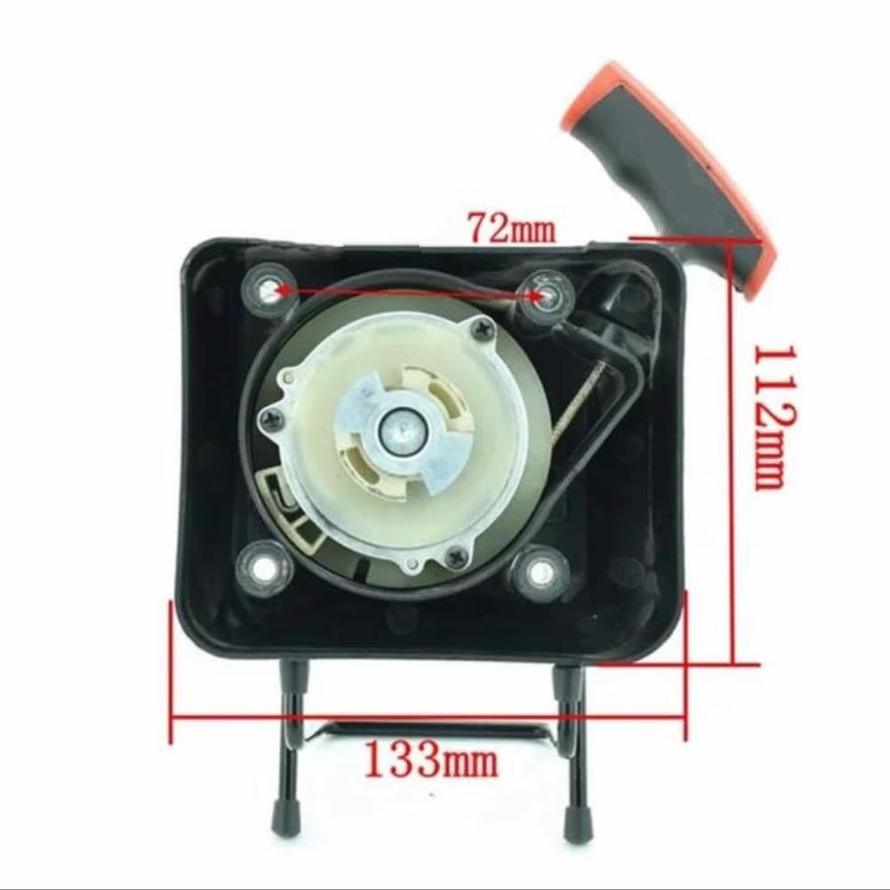 Mango de Arranque de Retroceso, soplador, seto, Cable de Arranque por Cuerda, Piezas de Cuerda de Copa de Agarre XBL276 Compatible con KS985