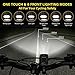 Nestling Bike Light Set,3000 Lumens Powerful LED USB Rechargeable Bicycle Lights,6 Modes Waterproof LED Headlight Mountain Bike Light,Cycling Lights for Road & Mountain…
