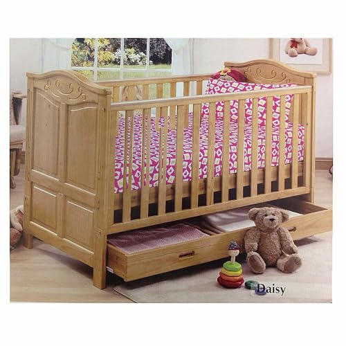 Top Linen (NW) Ltd cot Daisy Baby Pink Bedding Set for Toddler - Cot Fitted & Flat Sheets
