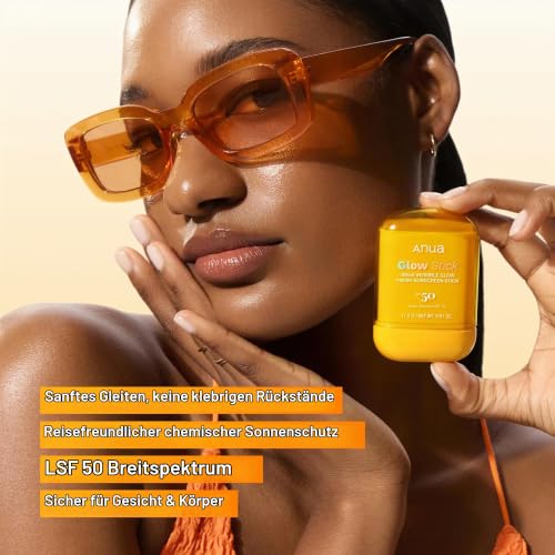 Anua Unsichtbarer Glow-Sonnenstick, Koreanische Hautpflege, LSF 50, 17.5g – Ansicht 5