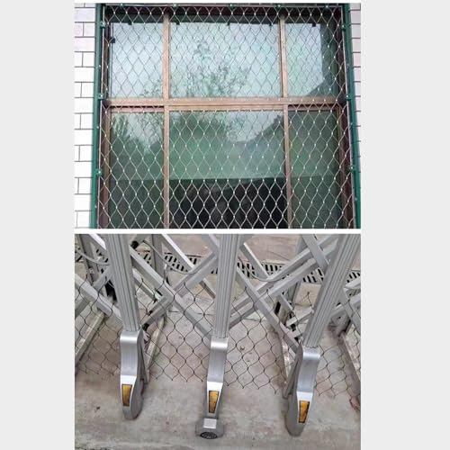 Red de seguridad de acero inoxidable antirrobo soluciona riesgos de caídas en balcones 8
