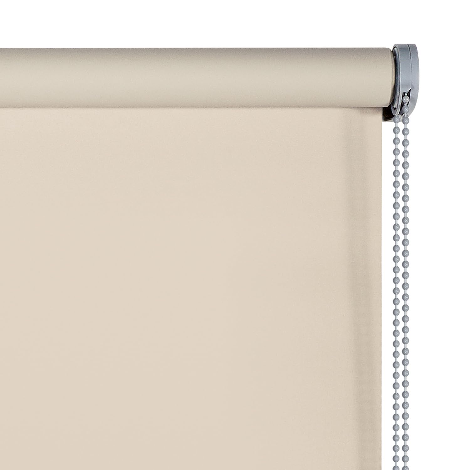 Store Enrouleur occultant pour fenêtres et Portes Rideau Opaque Isolant Thermique Blackout Installation Facile au Mur ou au Plafond STORESDECO Beige 200x250 cm Largeur Tissu 196,5 cm