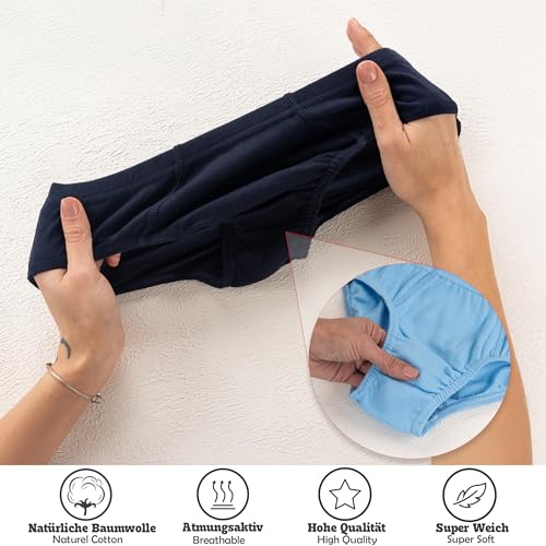 LOREZA ® 10 Jungen Slips aus 100% Baumwolle Unterhosen (152-158 (12-13 Jahre), Modell 2)