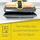 OptiKlotz - Das Original, Abstandshalter aus Lebensmittelechtem Silikon kompatibel mit Tefal Optigrill, Optigrill XL, Zubehör, Verhindert das Zerquetschen von Grillgut