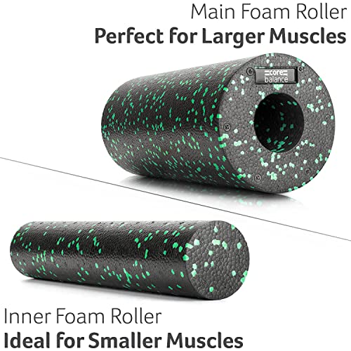 Core-Balance-Foam-Roller-For-Muscle-Massage-High-Density-EPP-2-In-1-Massager
