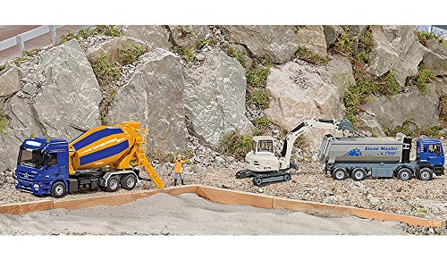 siku 3539, Fahrmischer, 1:50, Metall/Kunststoff, Gelb/Blau, Drehbare Trommel – Bild 7