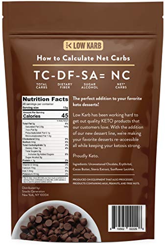 Low Karb Keto Sugar Free Large Dark Ch Buy Online In Kuwait At Desertcart