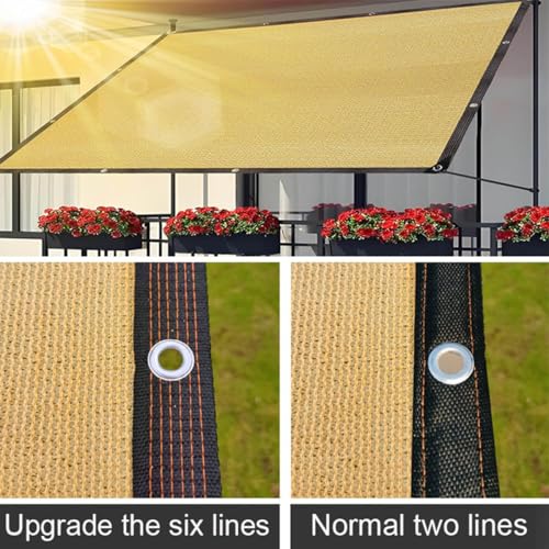 Filet d'ombrage résistant aux UV protégeant pergola et plantes d'extérieur