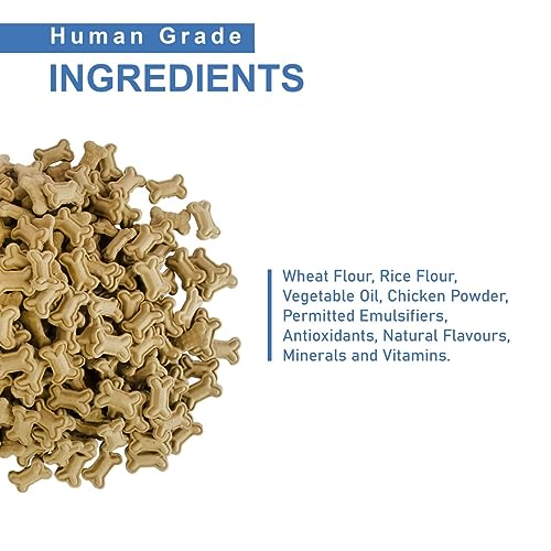 Image of Chicken Flavour Real Chicken Dog Biscuit for All Life Stages, 500GM Buy 500GM GET 500 GM Free