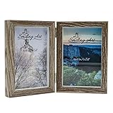 Der Bilderrahmen ist geeignet für zwei 10x15 cm (4x6 Inch/Zoll) Fotos. Geklappt hat er die Maße 17,5x12,5x4,5 cm. Der Bilderrahmen kann maximal um 180 Grad geöffnet werden. Der komplett geöffnete Bilderrahmen hat die Maße 17,5x25,0x2,3 cm.