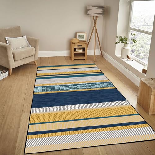 Alfombra de cocina 55x370 cm antideslizante lavable de microfibra larga 8