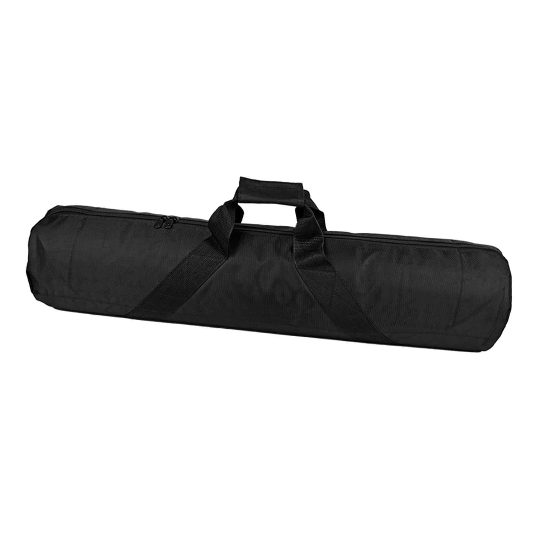 Borsa per Treppiede Nera in Oxford Maniglia e Tracolla | Spazio per Cavalletto Fotografico da Viaggio, per Uso Outdoor e Uscite Foto, Imbottitura in Spugna
