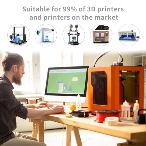 Image of iSANMATE High Speed Transparent 3D Printer Filament, Clear PLA 1.75mm, Fast Printing Speed, Dimensional Accuracy 0.02mm, 1kg Spool (2.2lbs)