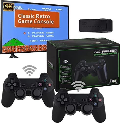 Console de Jeu Rétro - 4K - 64G - 15000+ Jeux - 2 Manettes Sans Fil - Multi-plateforme Console de Jeu Rétro - 4K - 64G - 15000+ Jeux - 2 Manettes Sans Fil - Multi-plateforme
