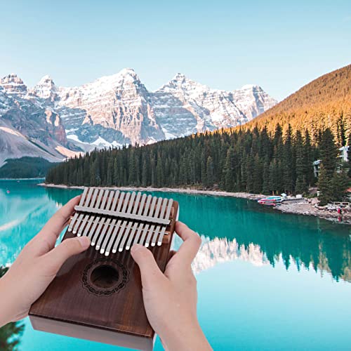 BIENKA 1 Set Kalimba Thumb Piano 17 Touches Mini Portable Mbira Finger Piano Set Instrument de Musique avec Tune Hammer… - Les Beatles, Paul McCartney, John Lennon, RIngo Starr, George Harrison BIENKA 1 Set Kalimba Thumb Piano 17 Touches Mini Portable Mbira Finger Piano Set Instrument de Musique avec Tune Hammer… – Image 6