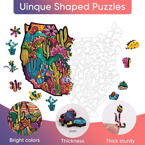 50% Off Delobil USA Map Wooden Jigsaw Puzzle - 200 Pieces - Image 2