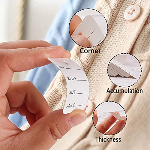 Price Tags, Clothes Size Tags Coupon Tags 2400 Pcs Making Tag White Store Tags Clothing Tags, 1.77 X 1.38 Inches #TOP3