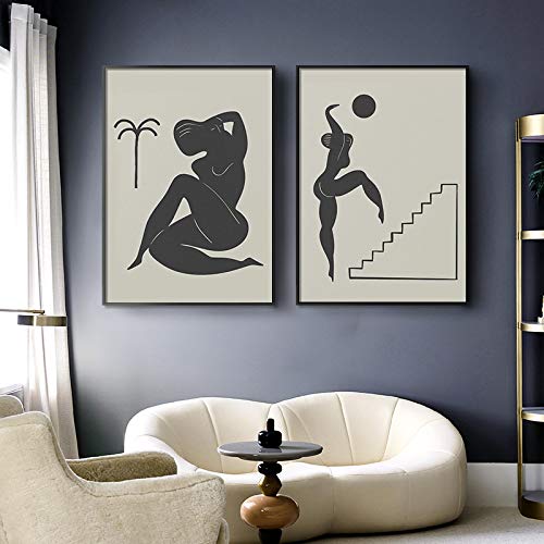 Affiches et gravures Matisse beige pour moderniser une décoration murale