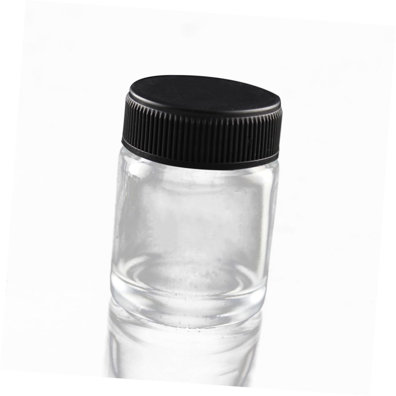 WHAMVOX 22Cc Airbrush Glass Bottles with Caps Professional Clear Paint Jars for Feed Airbrushes Compatible with Master Badger for Paint Storage and Mixing