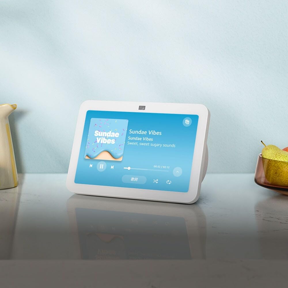 100%新品，限定SALE Echo Show 8 (エコーショー8) グレーシャーホワイト