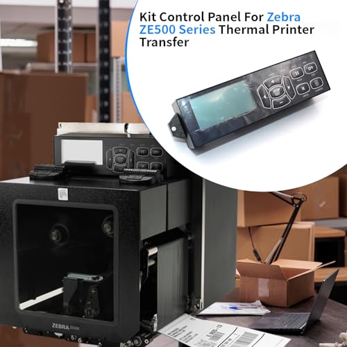 Image of P1046696-082 Kit Control Panel ZE500 Series for Zebra ZE500-4 ZE500-6 (Includes Cable) Thermal Barcode Engine Printer All dpi
