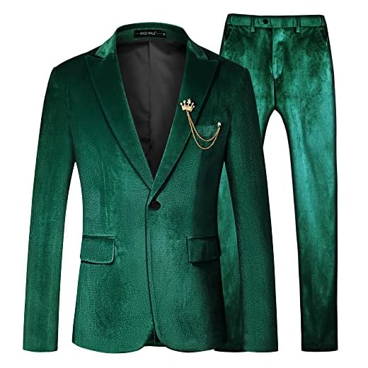Luxurious Men's Velvet Tuxedo Suit