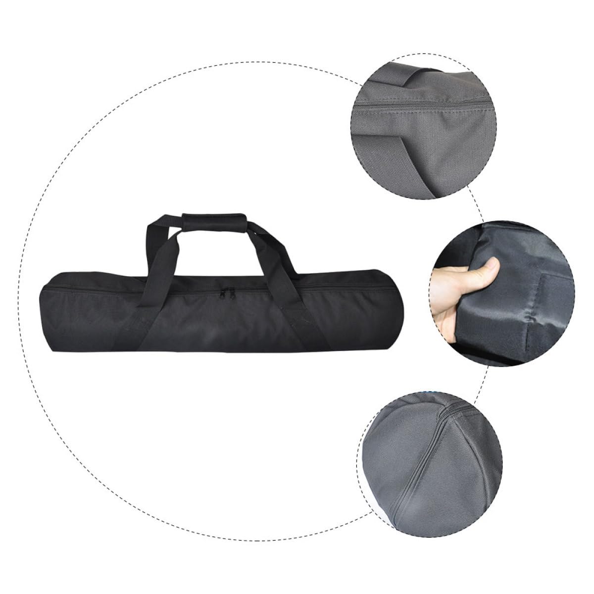 Uonlytech Borsa per Fotografica Spugna e Strato Integrato Attrezzatura Oxford Tracolla Manico, Resistente da Treppiede Esterno