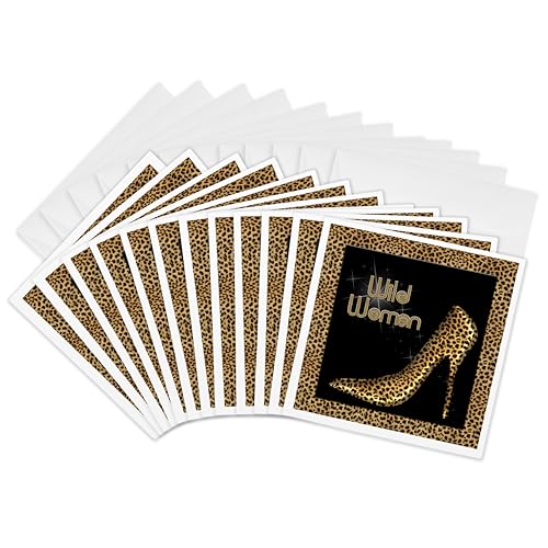 Doreen Erhardt��������R���N�V���� ? �`�[�^�[���Wildl Woman Stiletto�|���v�ƃ_�C�������hBling ? Greeting cards-12�O���[�e�B���O�J�[�h�����t���iGC _ 21804 _ 2 )