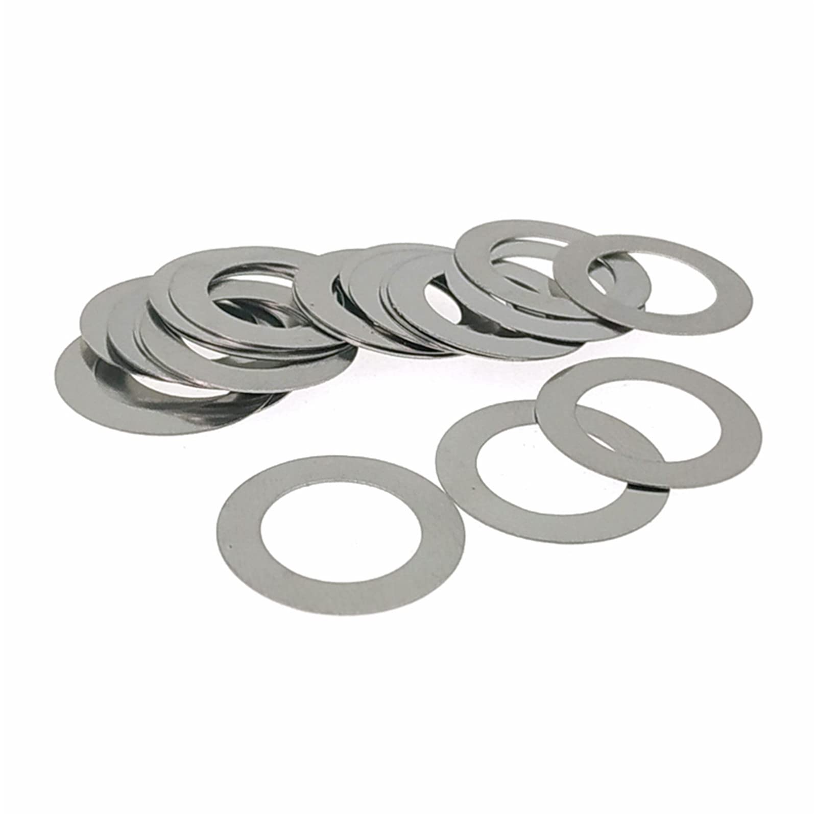 40 piezas S: 0,1-10 piezas/0,2-10 piezas/0,3-10 piezas/0,5-10 arandelas de cuña de metal DIN988 Junta ultrafina de acero inoxidable arandela plana fina (28 x 40)