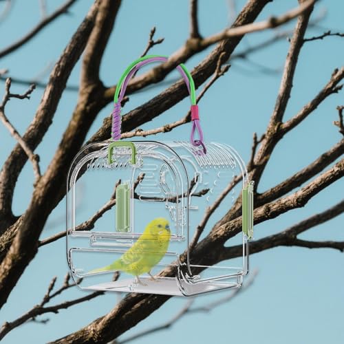 Cage oiseau pliable pour éviter les salissures grâce au tiroir de propreté - 6