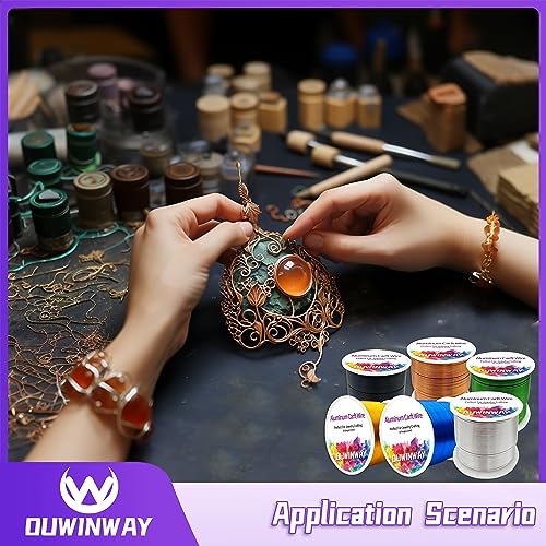 20gauge silver aluminum crafts wire 400ft for jewelry crafting gemstone metal coiling sculpting armature jewelry making beading floral soft diy metal craft art wires colored and soft