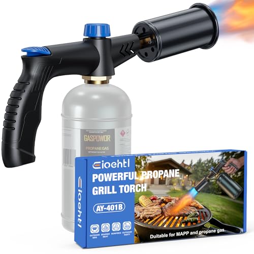 Save 50% on Eioehtl Propane Torch with Adjustable Flame & Ergonomic Grip