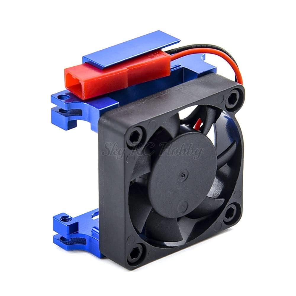 Aluminum Heat Sink Heatsink Mount with High Velocity Cooling Fan for Slash 4X4 2WD Velineon ESC VXL-3S VXL 3S RC Car