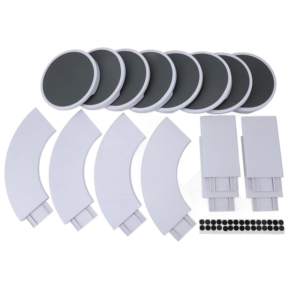 Tocadiscos extensible giratorio de 360° para mesa de comedor, bandeja antideslizante resistente al calor, fácil montaje, perfecto para comidas familiares y fiestas