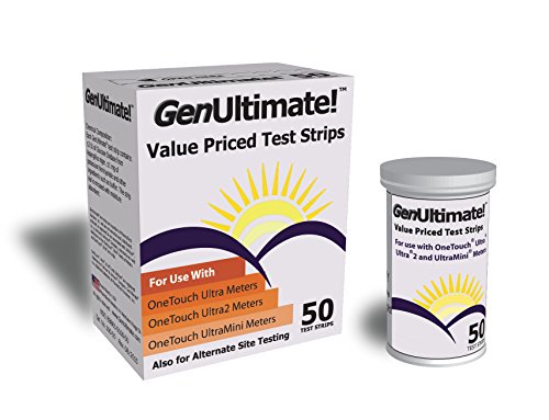 GenUltimate50 Test Strips for Use with OneTouch Ultra Meters | 3 Pack