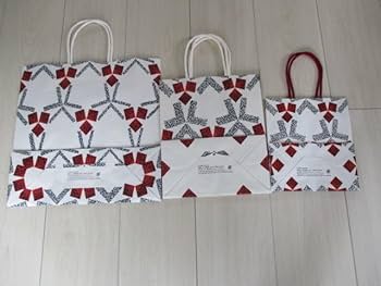 Amazon.co.jp: 三越 ショップ袋 紙袋 大中小 3種4点セット