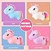 Imagen de SQEQE Lindos peluches de unicornio con 4 peluches de unicornio para bebés en su vientre