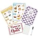 Diner Restaurant Play Set Food Play Kitchen Accessories Restaurant Toy Set 2 Double Sided Restaurant Menu Pen Waiters Order 60Page Receipt Book Pretend Play Set Role Play Accessories Total of 4
