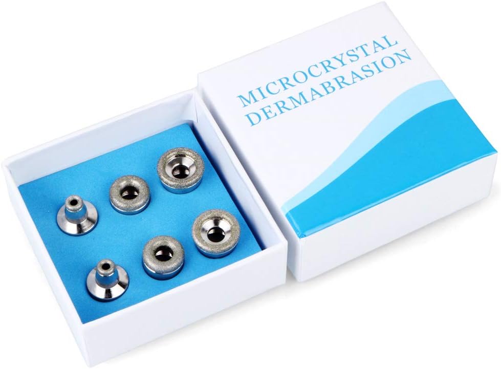 Dermabrasion Machine Tips, Diamond Microdermabrasion Dermabrasion Replacement Beauty Tools Skin Care Diamond Dermabrasion Replacements 6 Tips