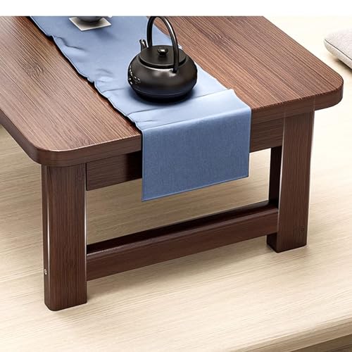 Bureau de sol pliable japonais 100 cm table basse pliante pour petit espace - 6