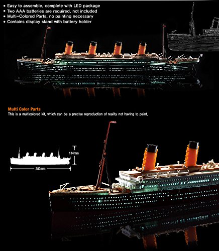 1/700 R.M.S.TITANIC LED SET #14220 MULTI COLOR PARTS